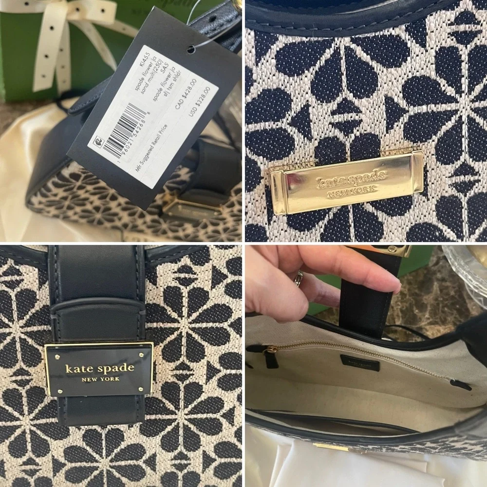 Kate Spade Spade Flower Jacquard Nouveau Small Shoulder Bag